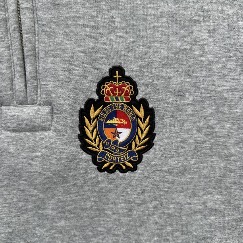 Corteiz Royale Crest Quarter Set - Heather Grey Ironleague