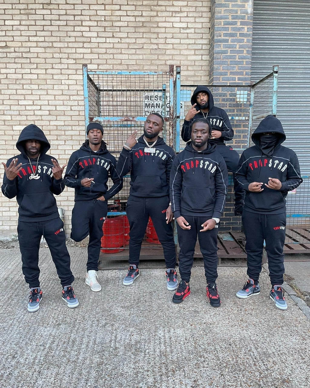 Trapstar Irongate Arch Chenille Tracksuit - Red/Blue Ironleague
