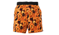 BAPE Flame Wide Sweat Shorts Orange 1G30 153 014 ORANGE