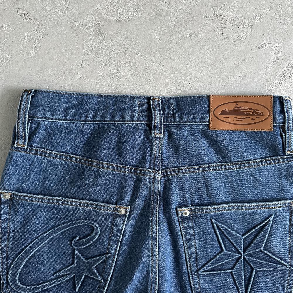 Corteiz C-Star Denim Work Pants - Blue Ironleague
