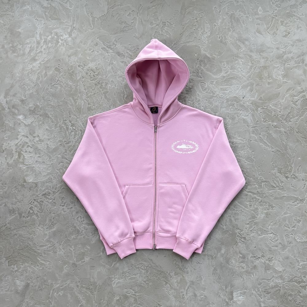 Corteiz Superior Royale Zip Set - Pink Ironleague