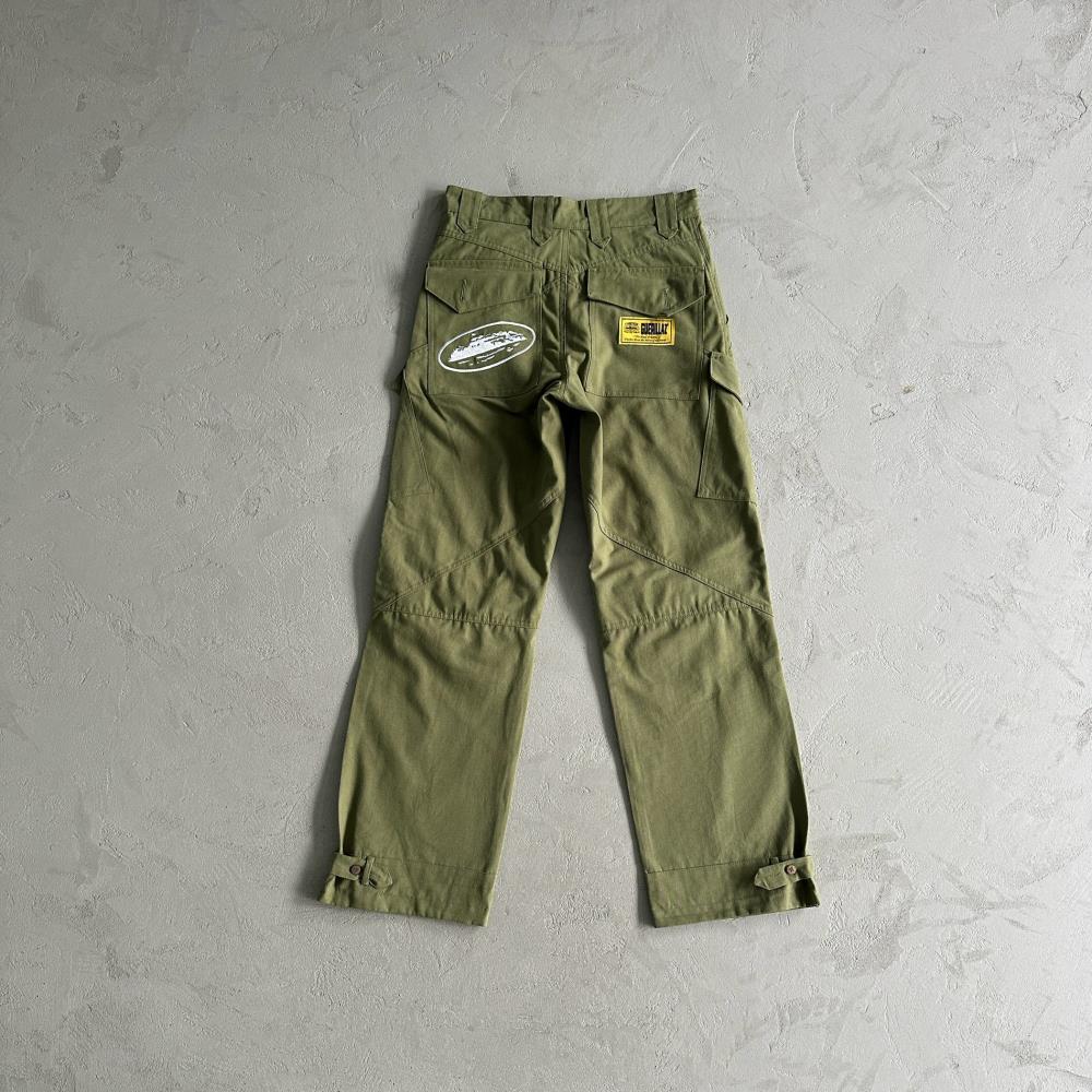 Corteiz Slant Pocket Pants - Military Green Ironleague