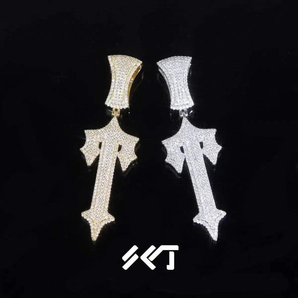 Trapstar Iced Out Necklaces - Silver/Gold Ironleague