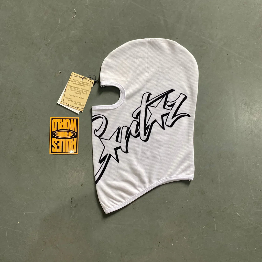 Corteiz 4th Anniversary Ski Mask - White Ironleague
