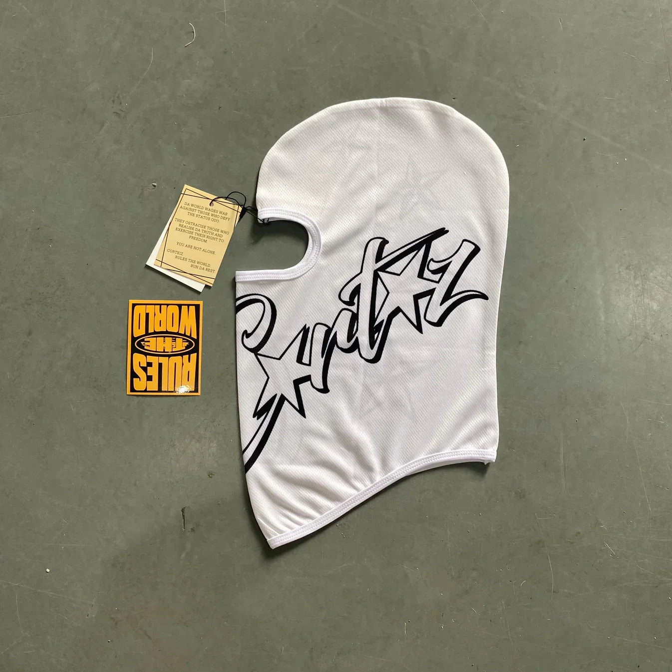 Corteiz 4th Anniversary Ski Mask - White Ironleague