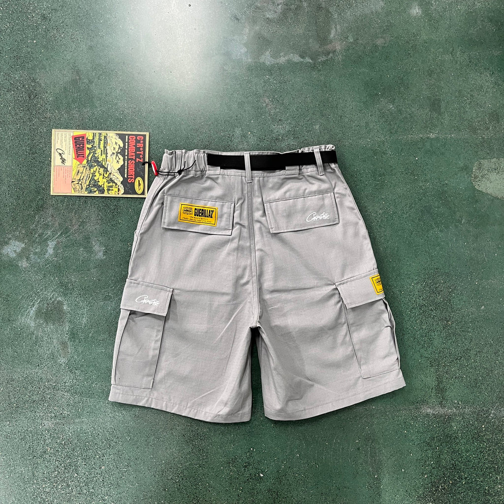 Corteiz Cargo Shorts - Grey Ironleague