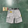 Corteiz Cargo Shorts - Grey Ironleague