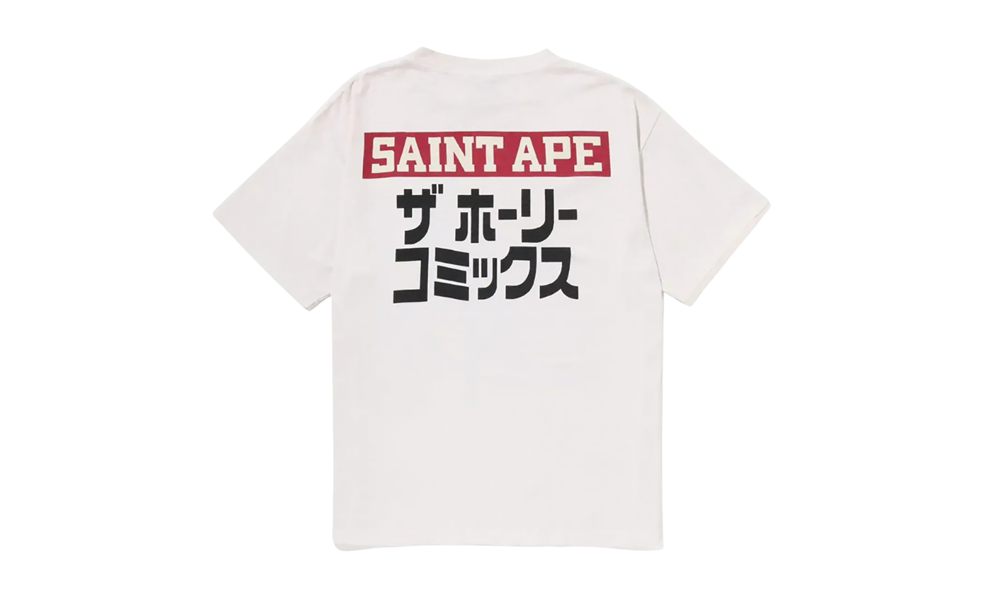 BAPE Squadron Tee Saint Mxxxxxx - Vinatage White 1J23 109 901