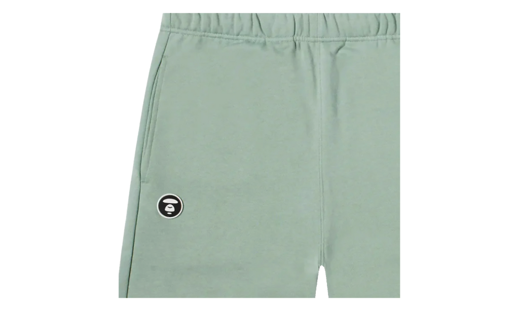 BAPE AAPE One Point Fleece Shorts Green 9G00B8X0