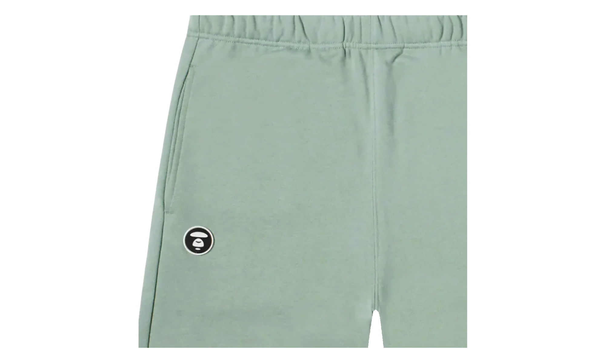 BAPE AAPE One Point Fleece Shorts Green 9G00B8X0
