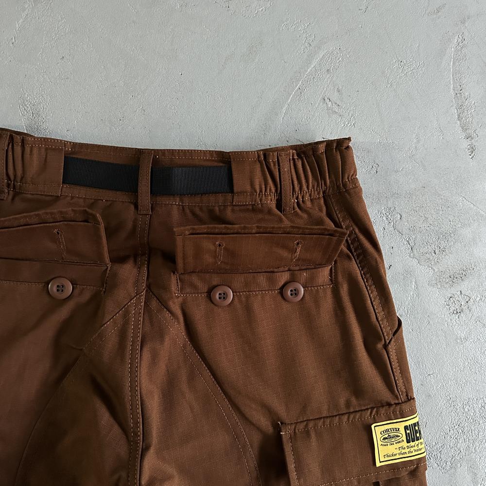 Corteiz Island Cargo Pants - Brown Ironleague