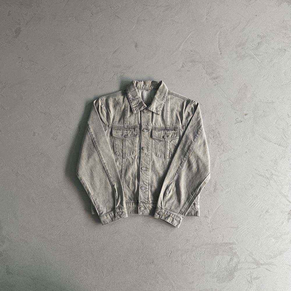 Corteiz C-Star Denim Jacket - Grey Ironleague