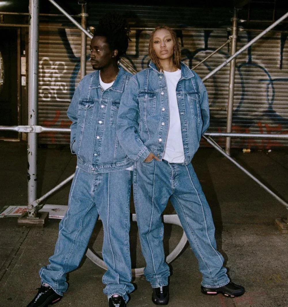 Corteiz C-Star Denim Jacket - Blue Ironleague