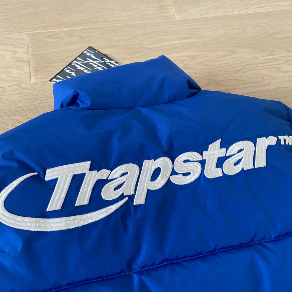 Trapstar Hyperdrive Puffer Jacket - Blue Ironleague