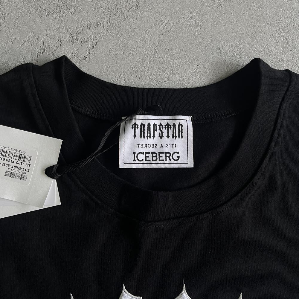 Trapstar Iceberg Popeye Printed T-Shirt - Black/White Ironleague
