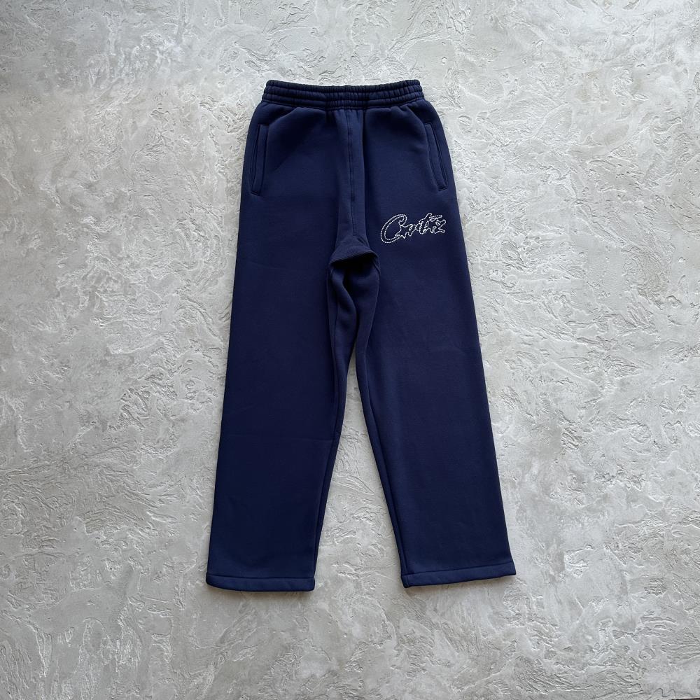 Corteiz Thick Stitch Allstarz Zip Set - Navy Blue Ironleague