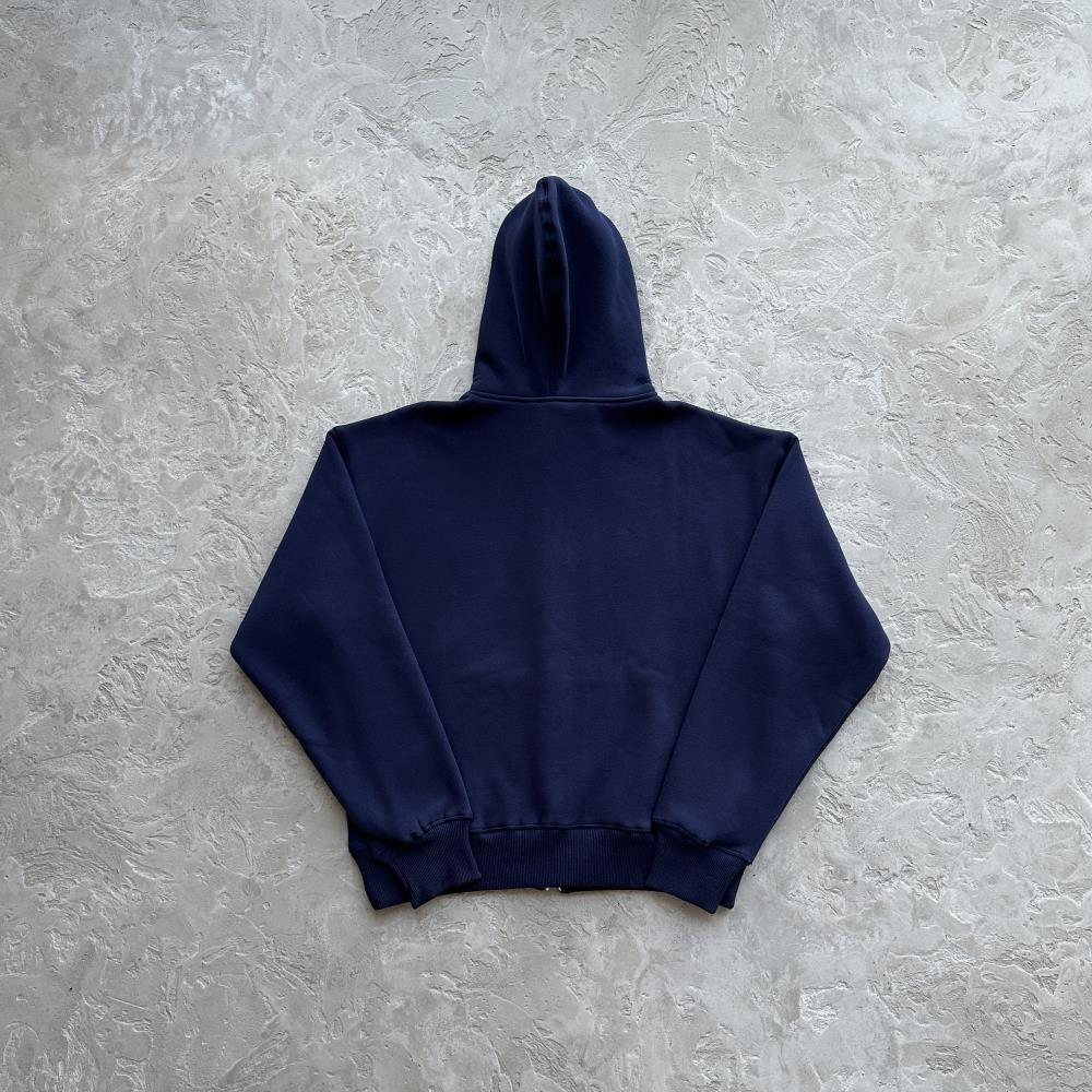 Corteiz Thick Stitch Allstarz Zip Set - Navy Blue Ironleague