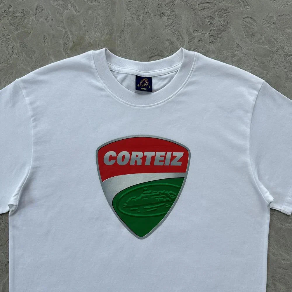 Corteiz Shield T-Shirt - Black/White Ironleague