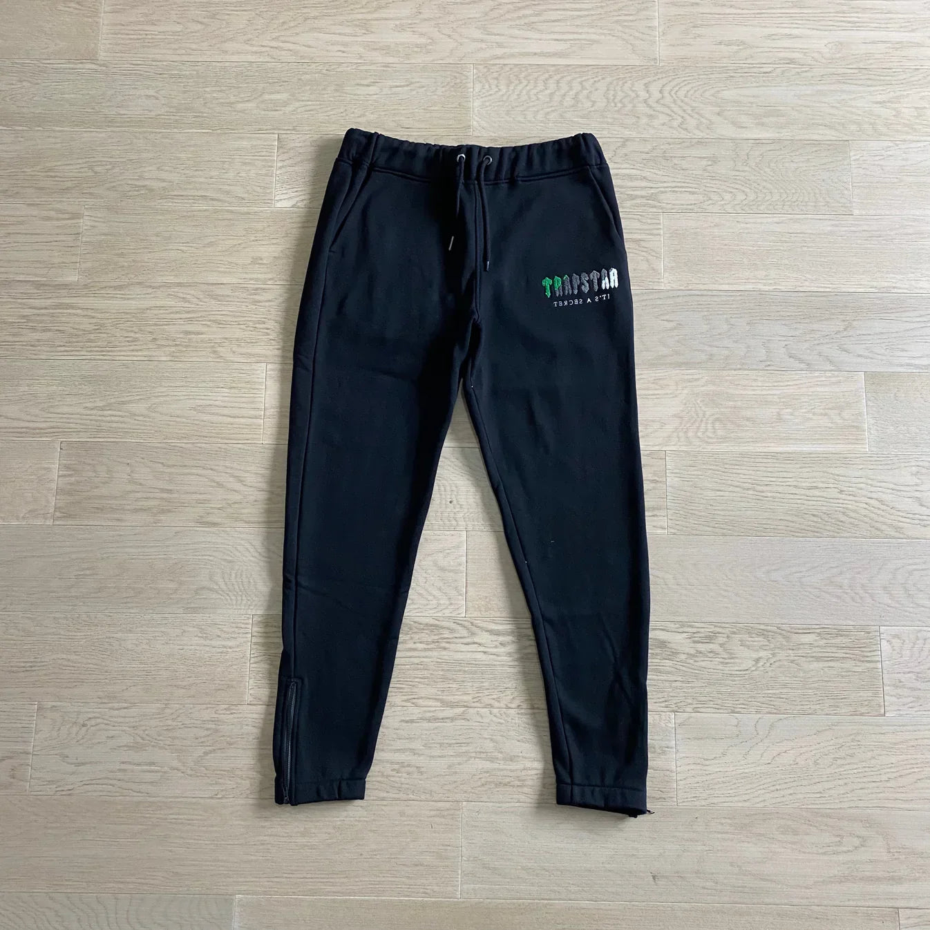 Trapstar Chenille Decoded Tracksuit - Black/Grey Ironleague