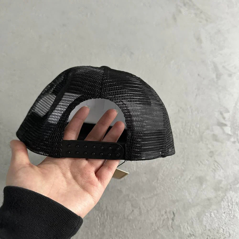 Corteiz Puff Print Trucker Cap - Black Ironleague