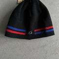 Corteiz Knit Stripe Beanie - Black/Blue/Red Ironleague