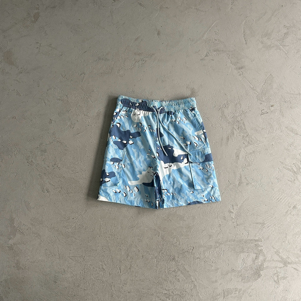 Trapstar Windbreaker Tracksuit - Blue Camo Ironleague