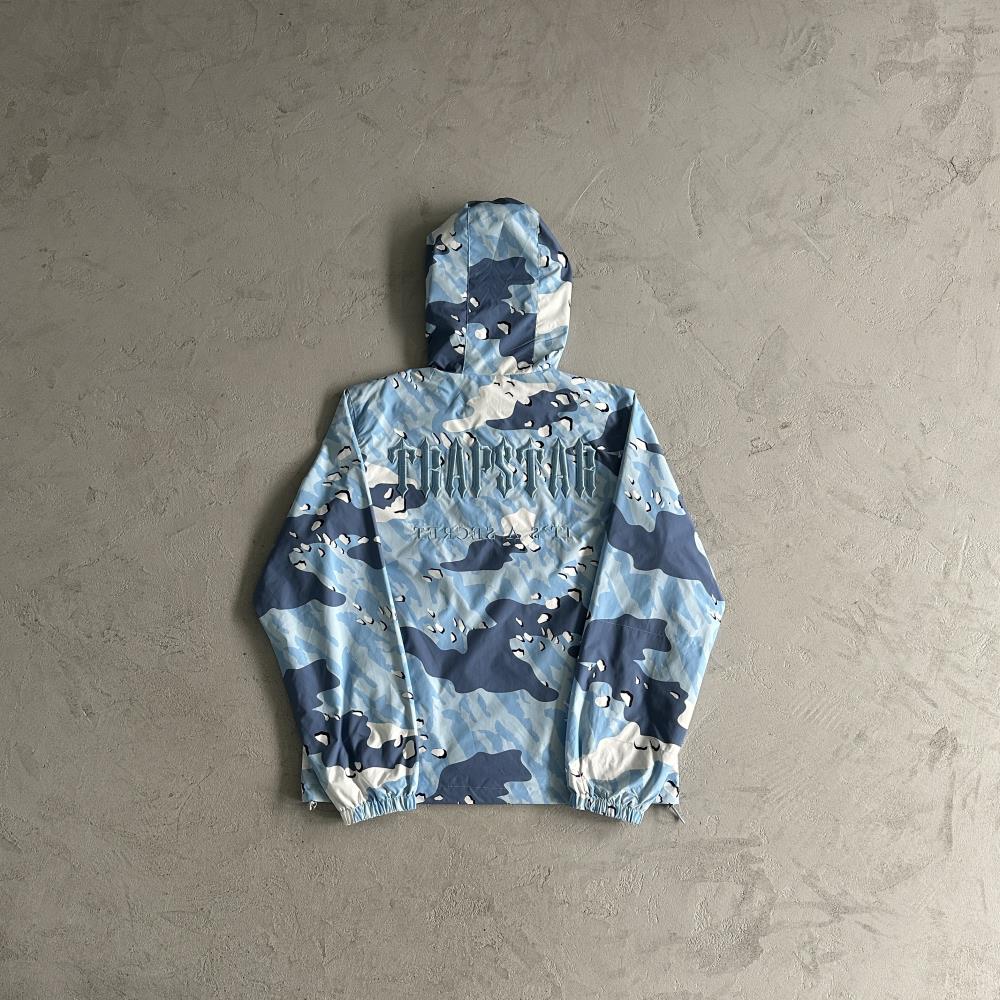 Trapstar Windbreaker Tracksuit - Blue Camo Ironleague