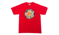BAPE Keith Haring Short Sleeve T-Shirt Red BKHSSSTSR5