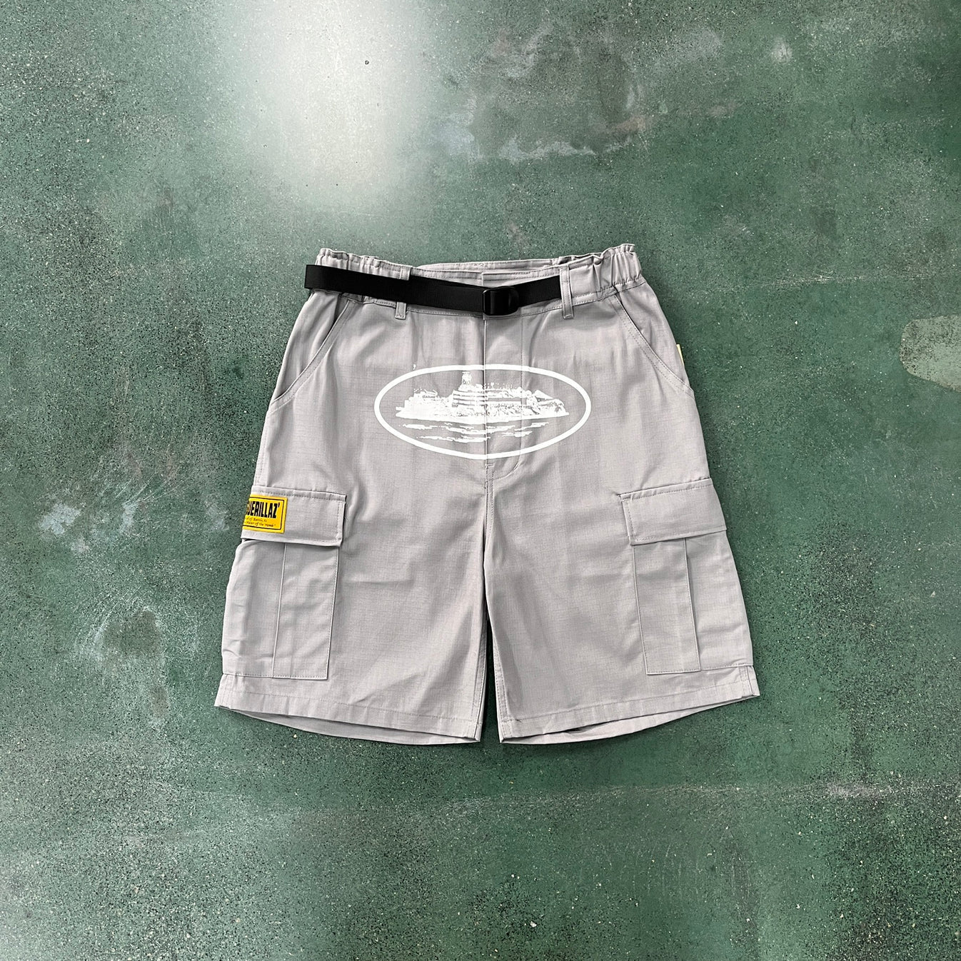 Corteiz Cargo Shorts - Grey Ironleague
