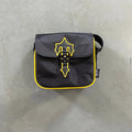 Trapstar Messenger Bag 1.0 - Black/Yellow Ironleague