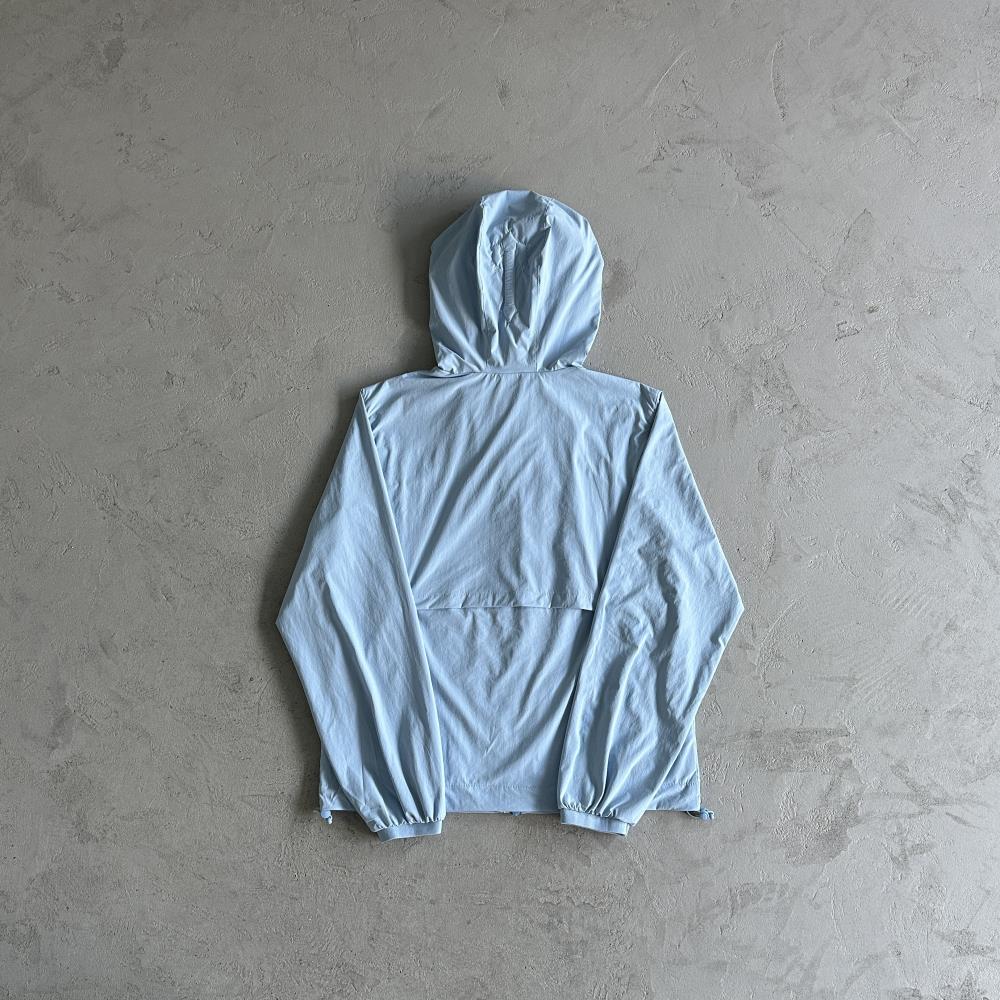 Trapstar Decoded Windbreaker Jacket - Light Blue Ironleague