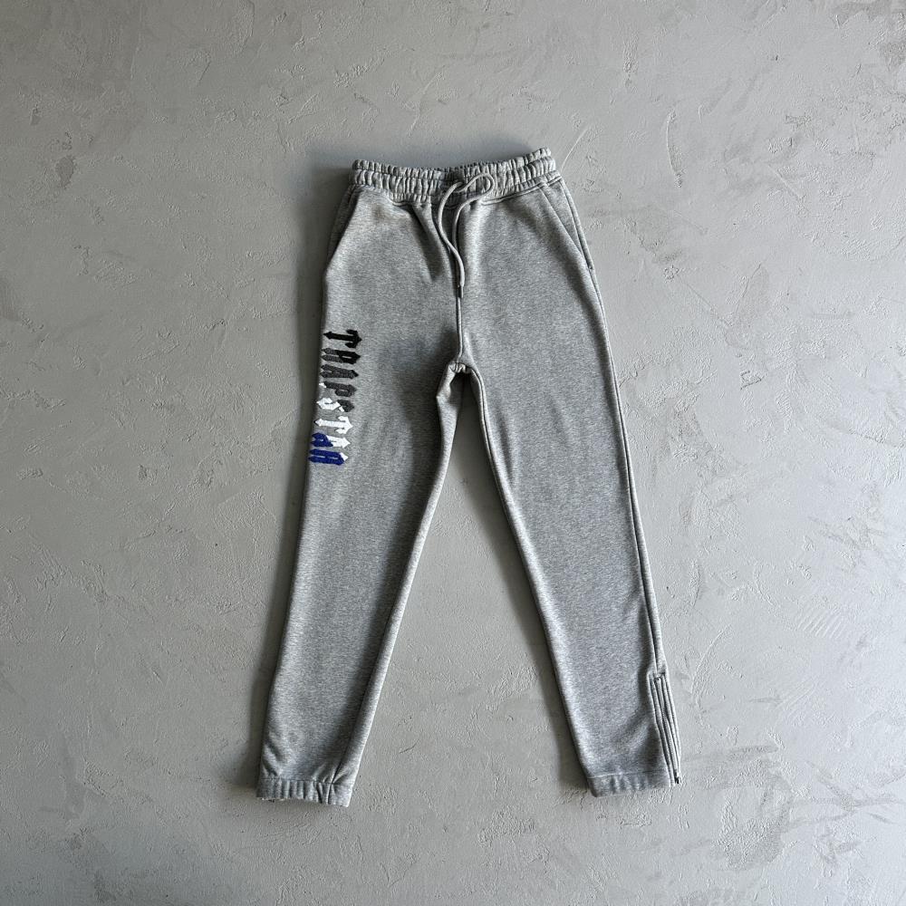 Trapstar Chenille Decoded 2.0 Tracksuit - Grey/Blue Ironleague