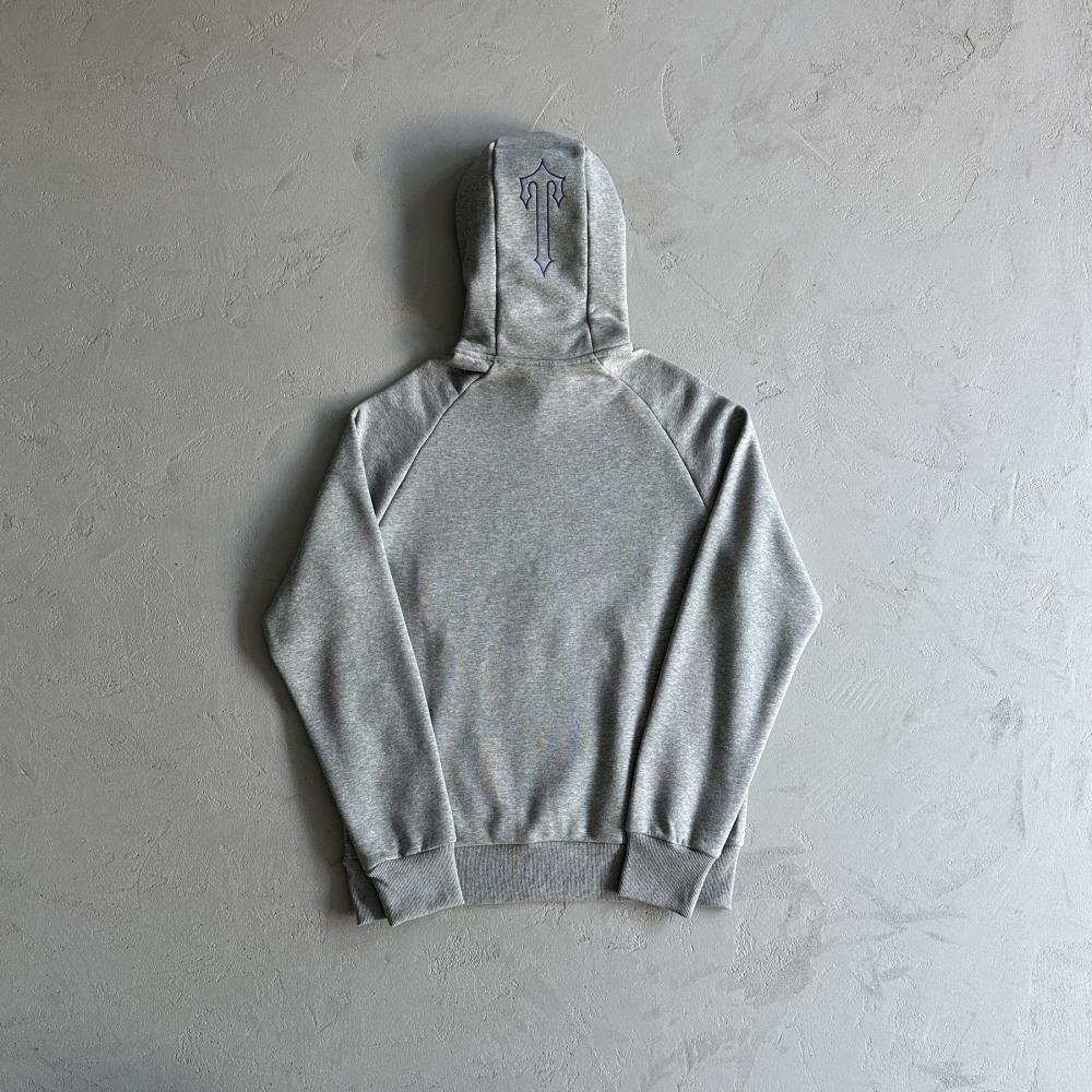 Trapstar Chenille Decoded 2.0 Tracksuit - Grey/Blue Ironleague