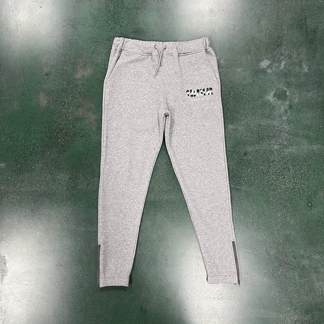 Trapstar Chenille Decoded Tracksuit - Black/Grey Ironleague