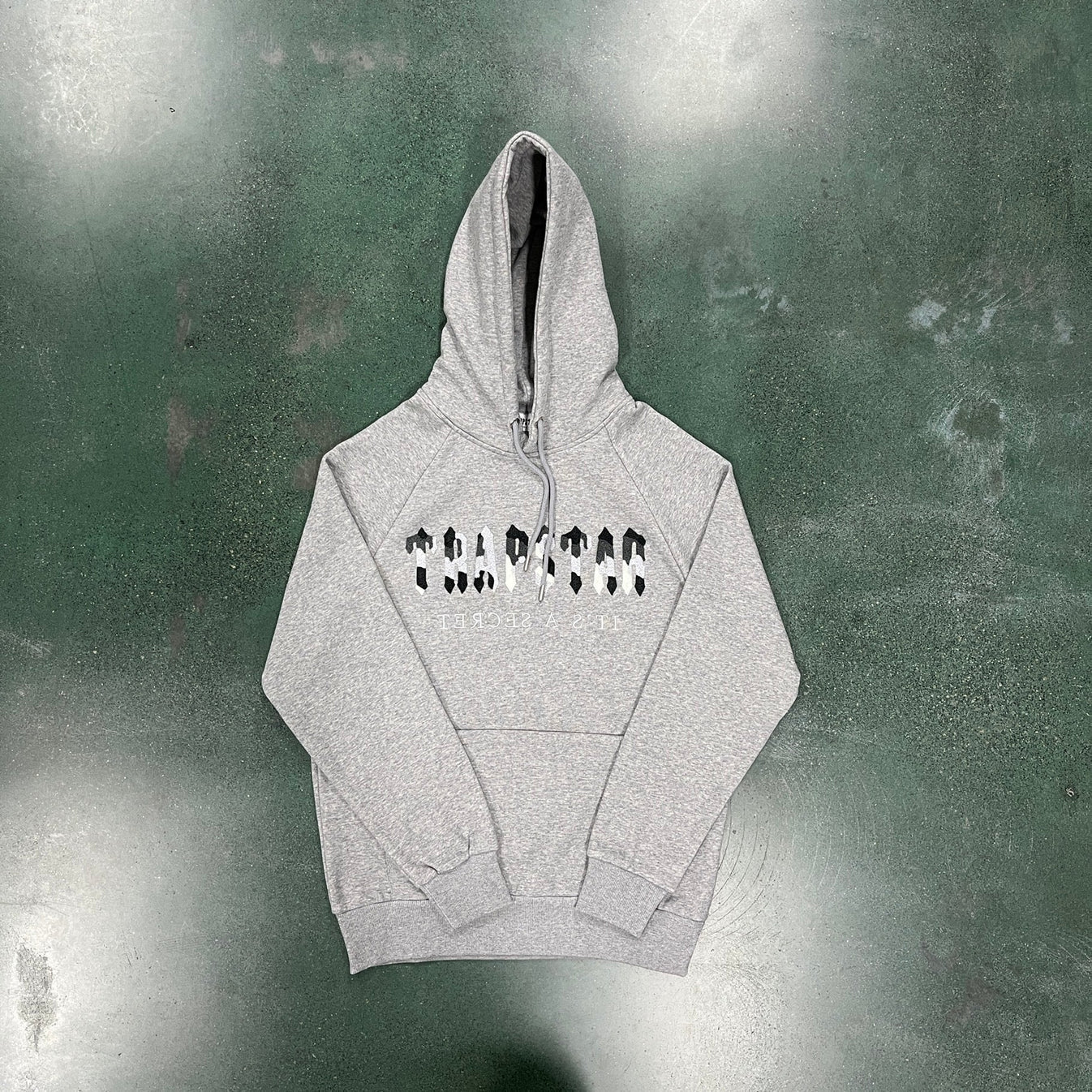 Trapstar Chenille Decoded Tracksuit - Black/Grey Ironleague