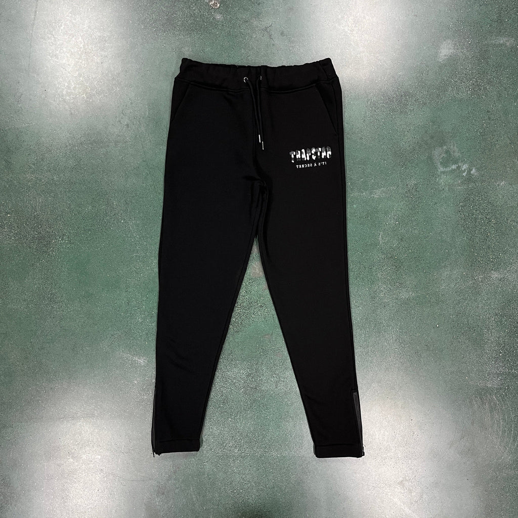 Trapstar Chenille Decoded Tracksuit - Black/Grey Ironleague