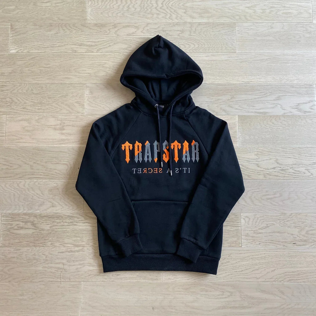 Trapstar Chenille Decoded Revolution Tracksuit - Grey/Black Ironleague