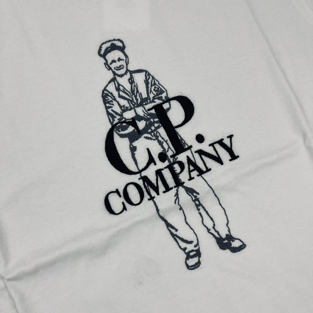 CP Company Sailor T-Shirt - White Ironleague