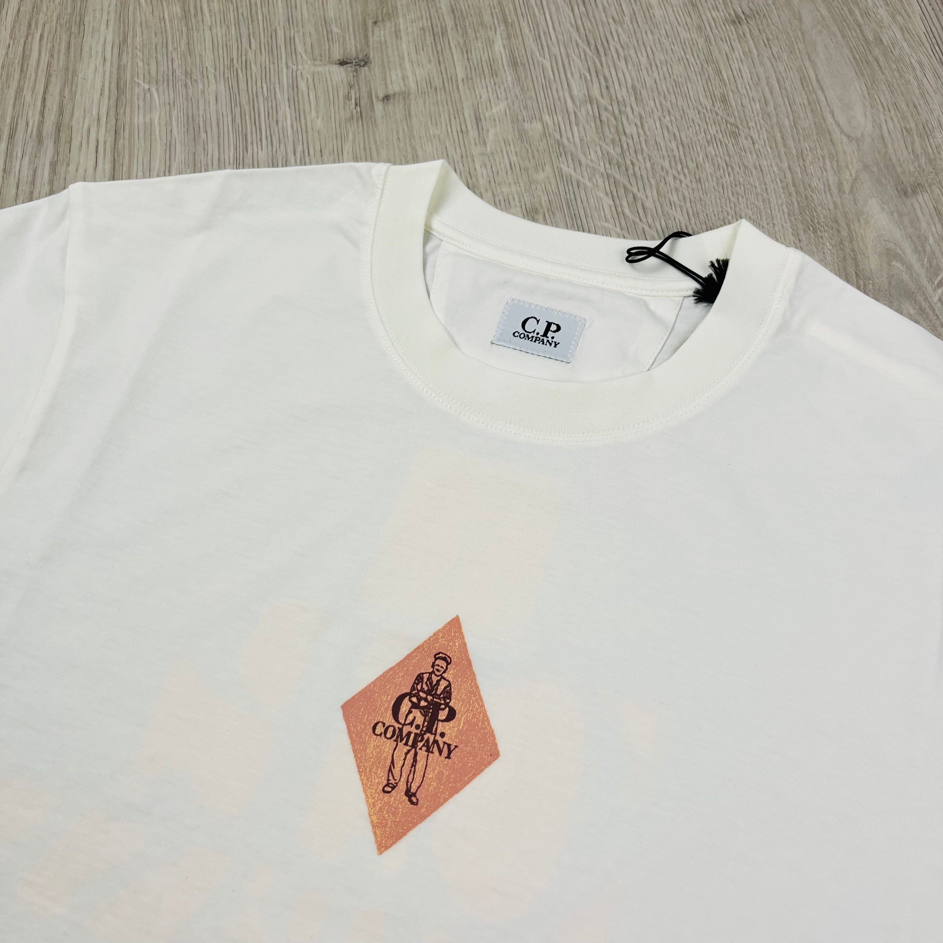 CP Company Sailor T-Shirt - White Ironleague