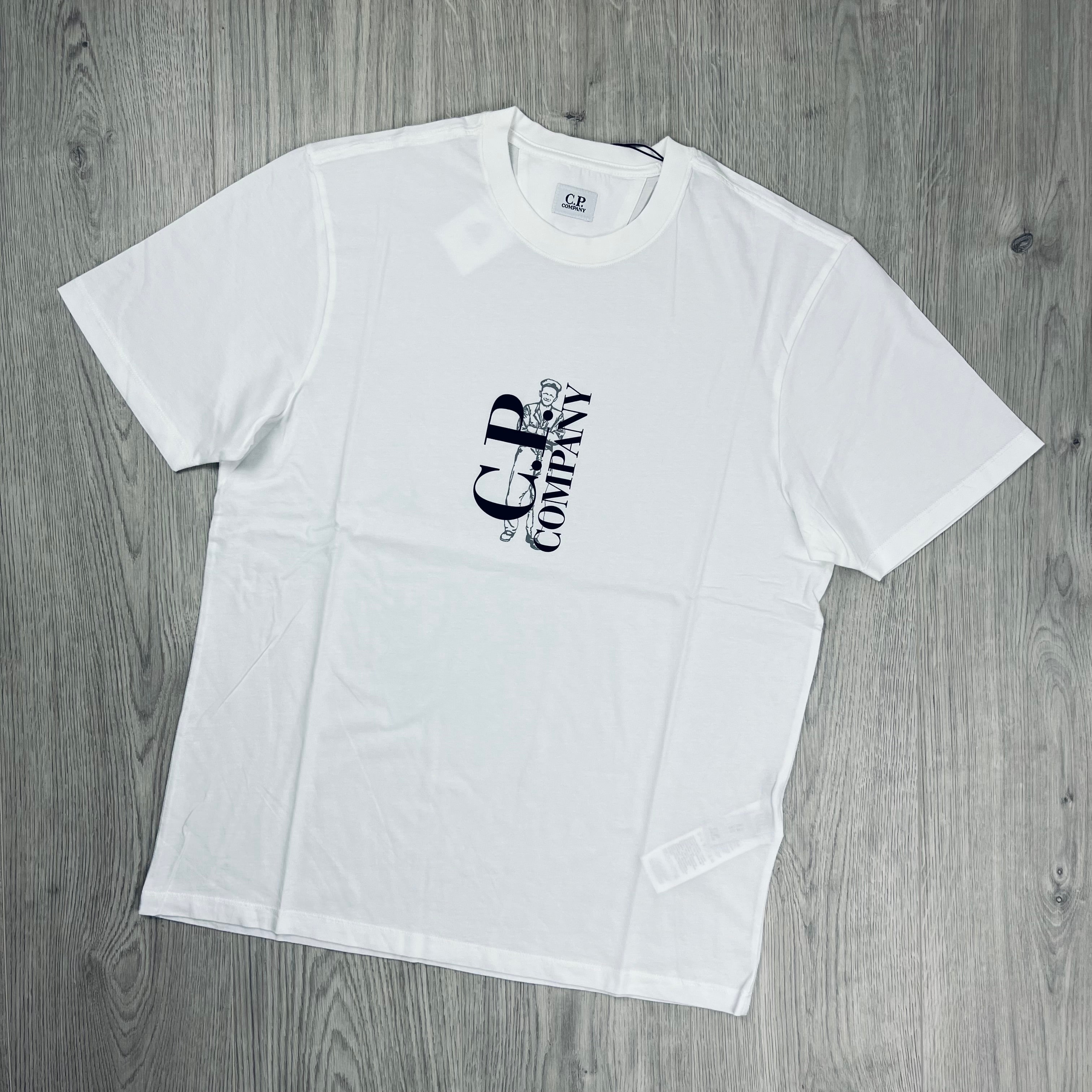 CP Company Sailor T-Shirt - White Ironleague