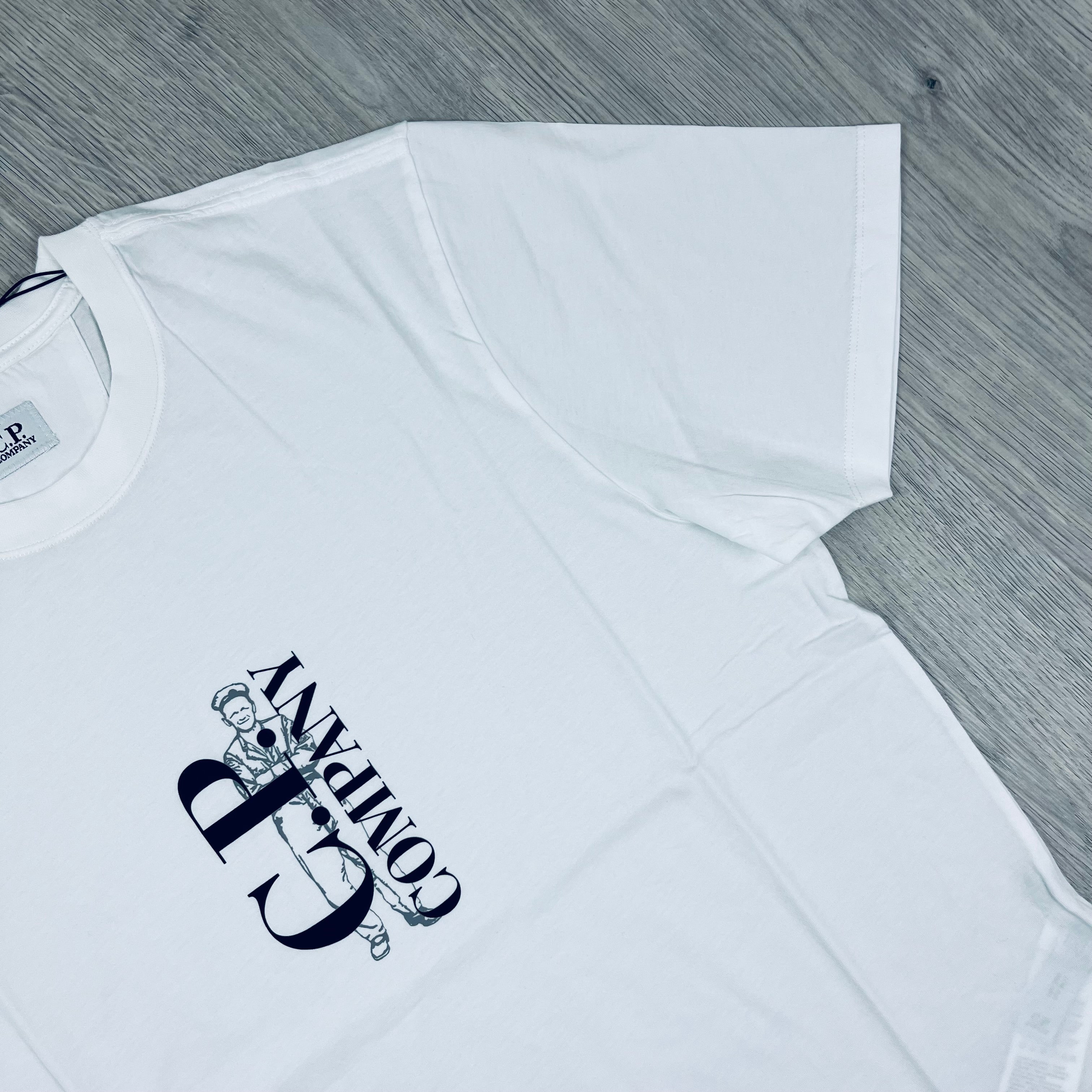 CP Company Sailor T-Shirt - White Ironleague