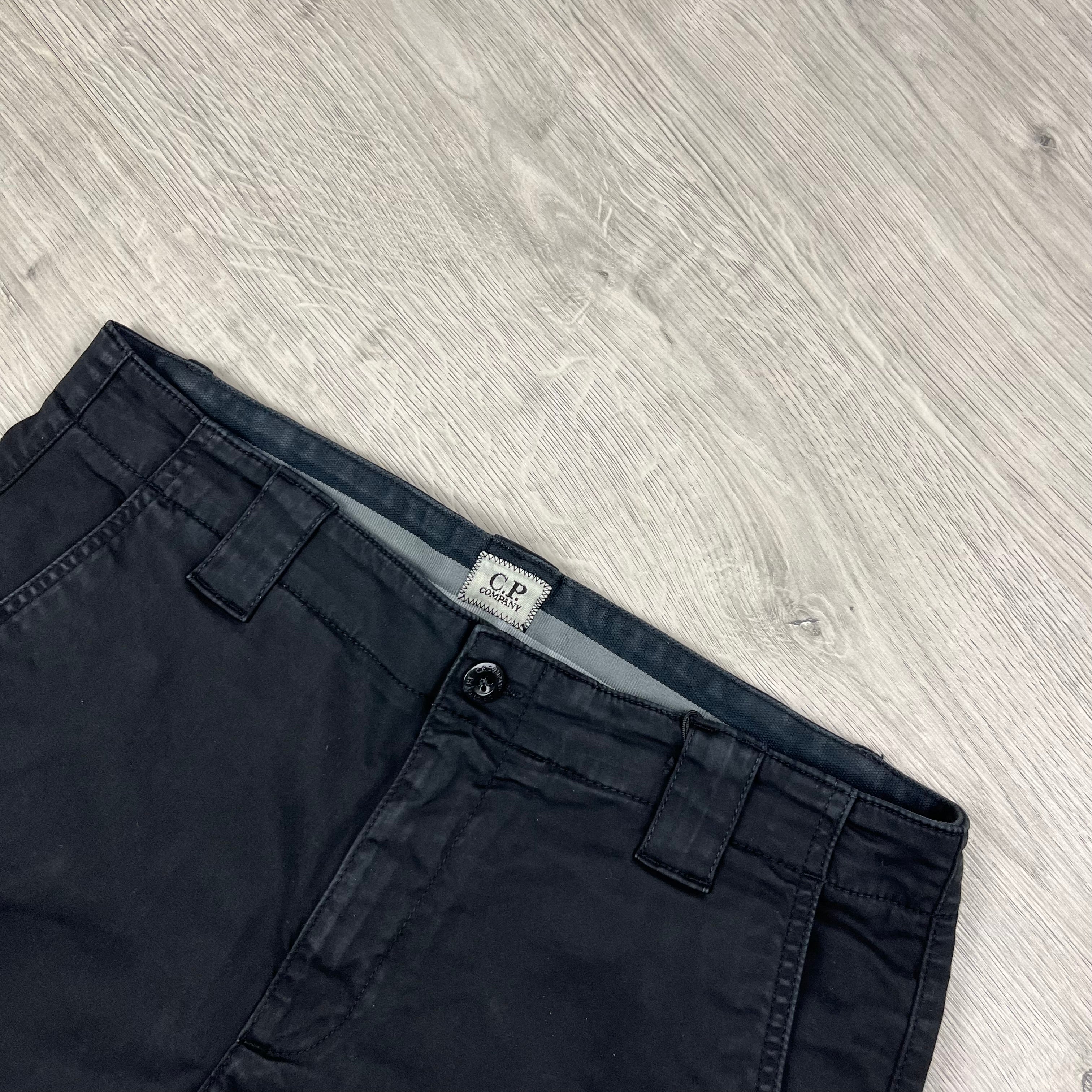 CP Company Cargo Shorts - Black Ironleague