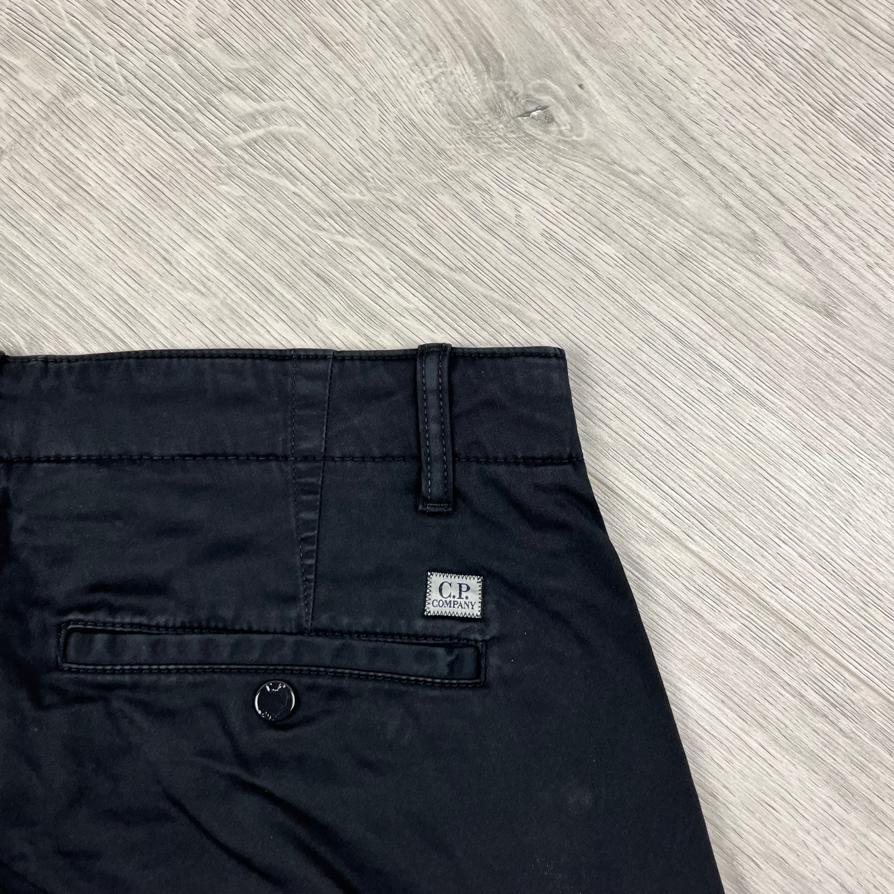 CP Company Cargo Shorts - Black Ironleague