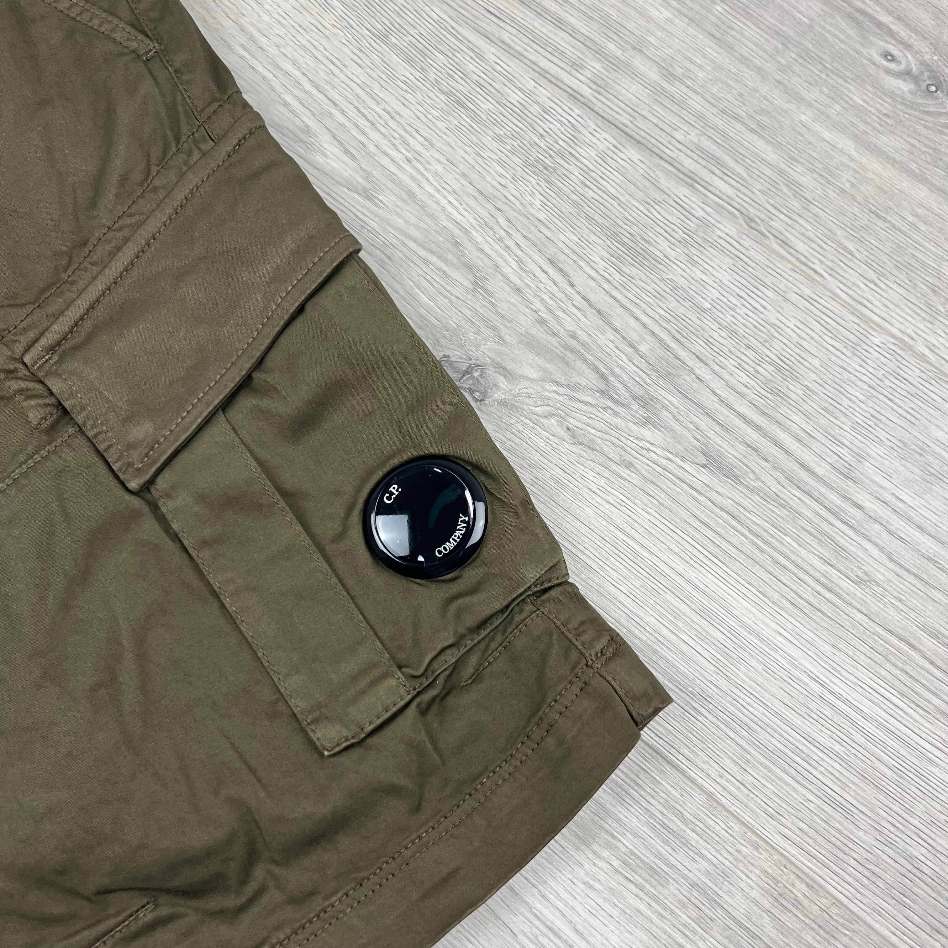 CP Company Cargo Shorts - Ivy Green Ironleague