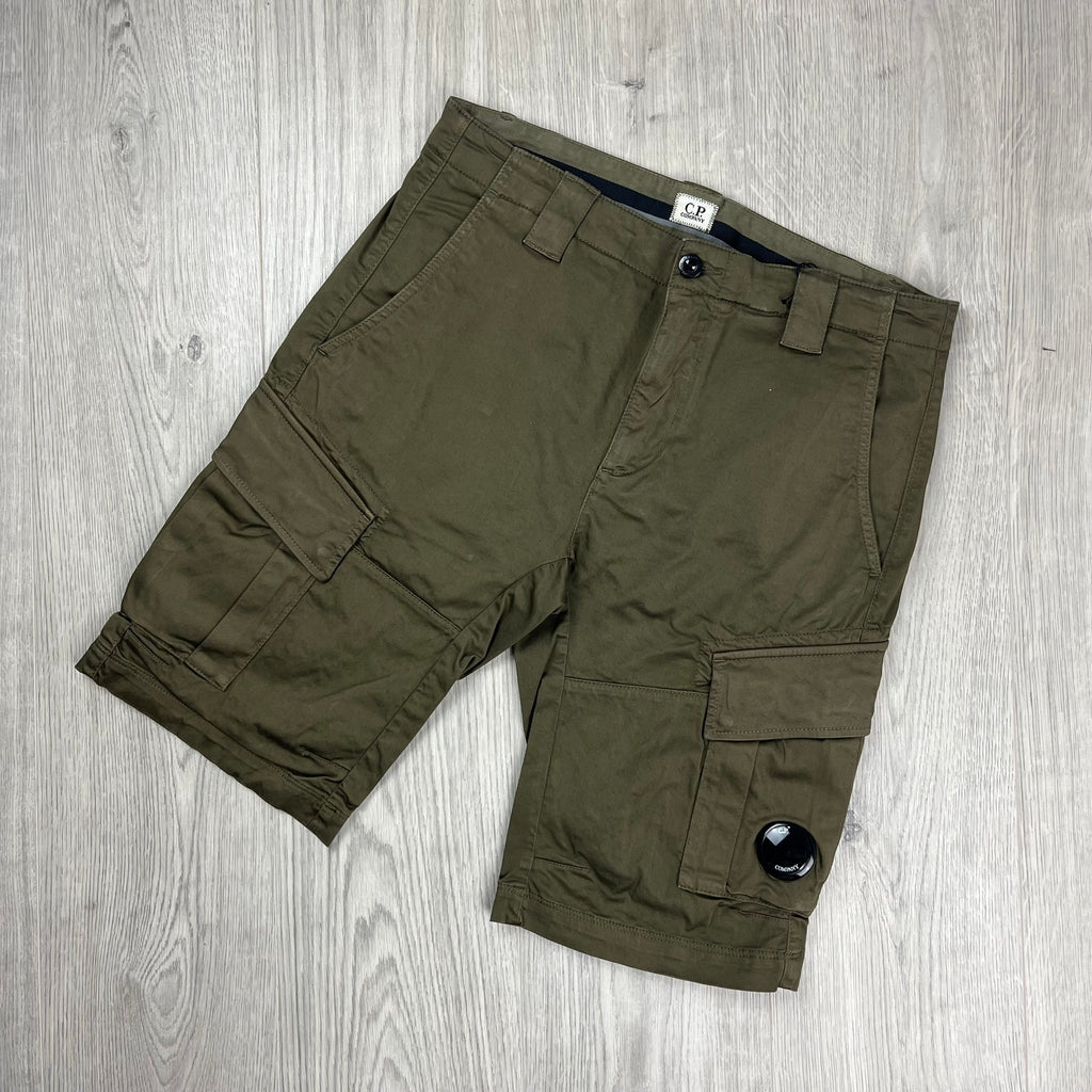 CP Company Cargo Shorts - Ivy Green Ironleague