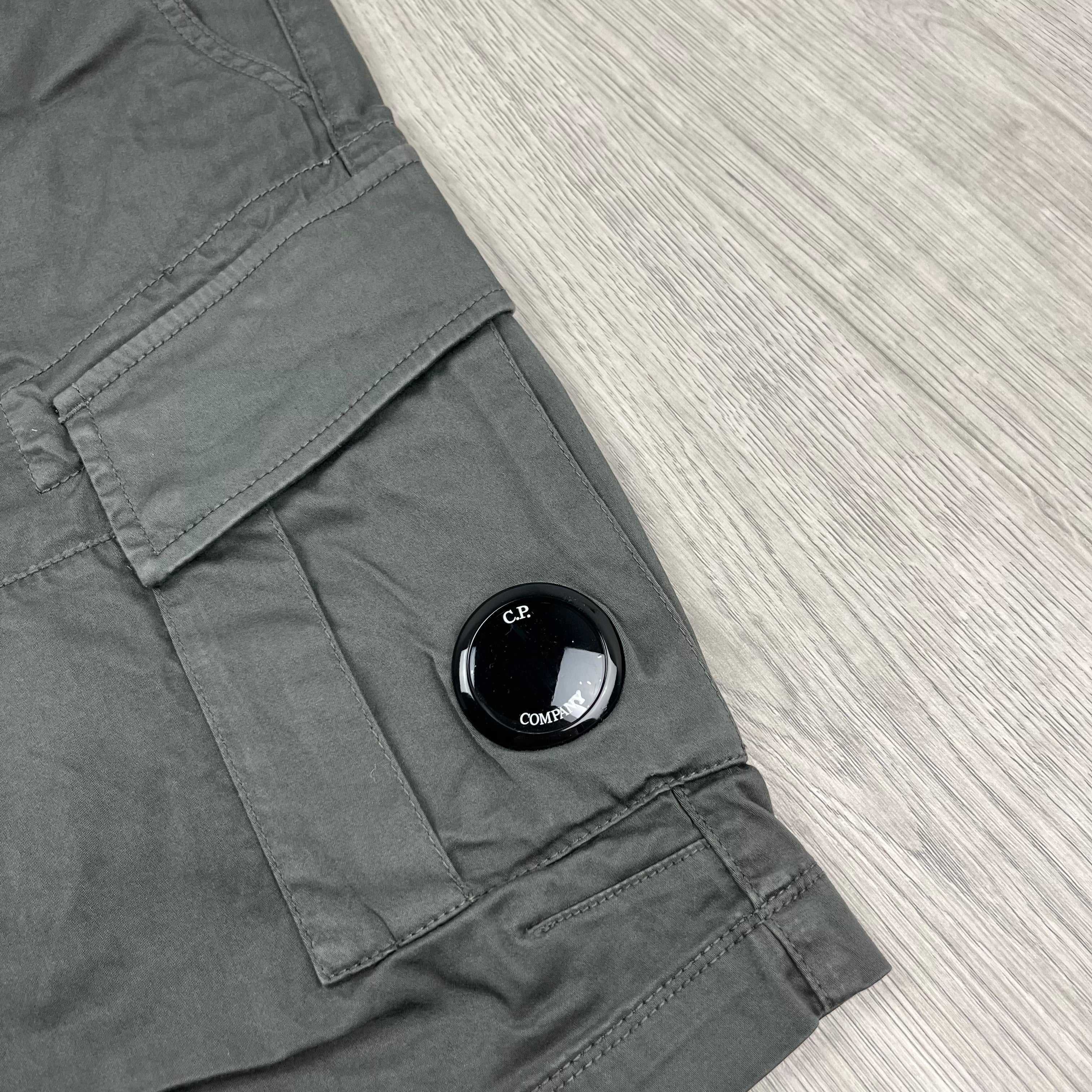 CP Company Cargo Shorts - Smoked Pearl Ironleague