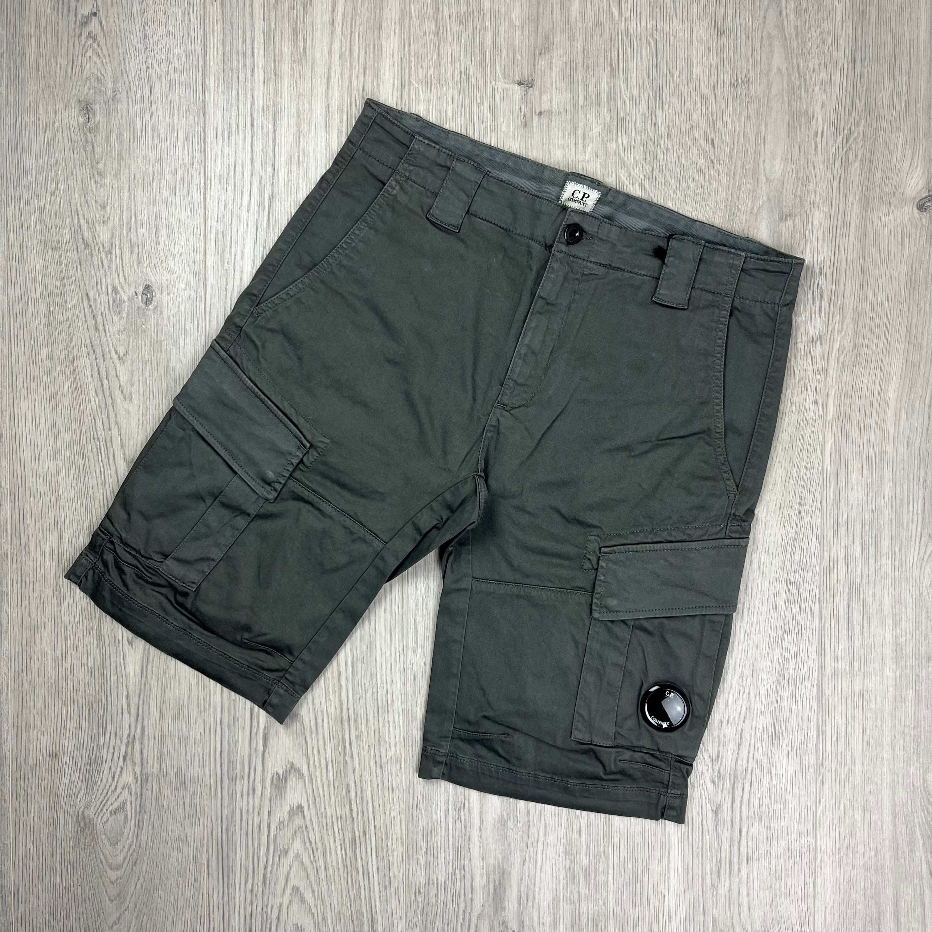 CP Company Cargo Shorts - Smoked Pearl Ironleague