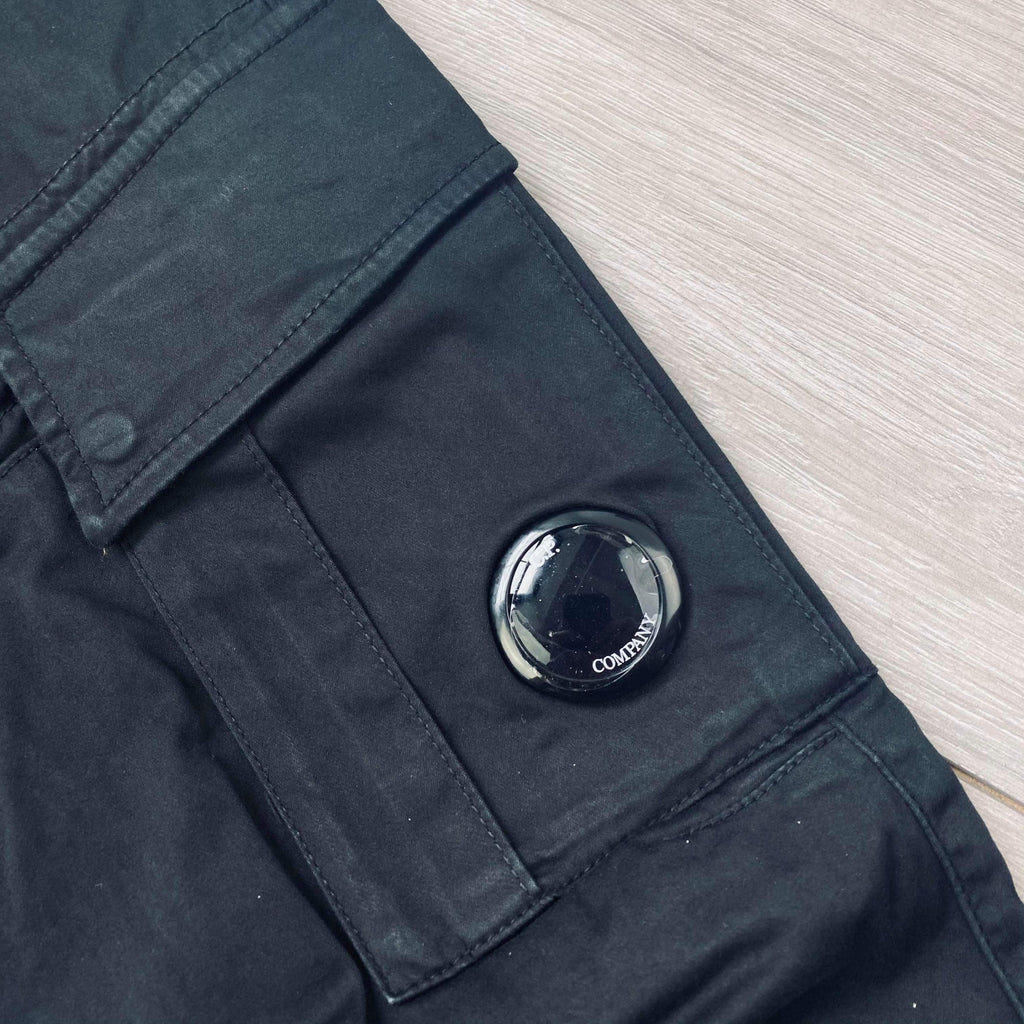 CP Company Cargo Trousers - Black Ironleague