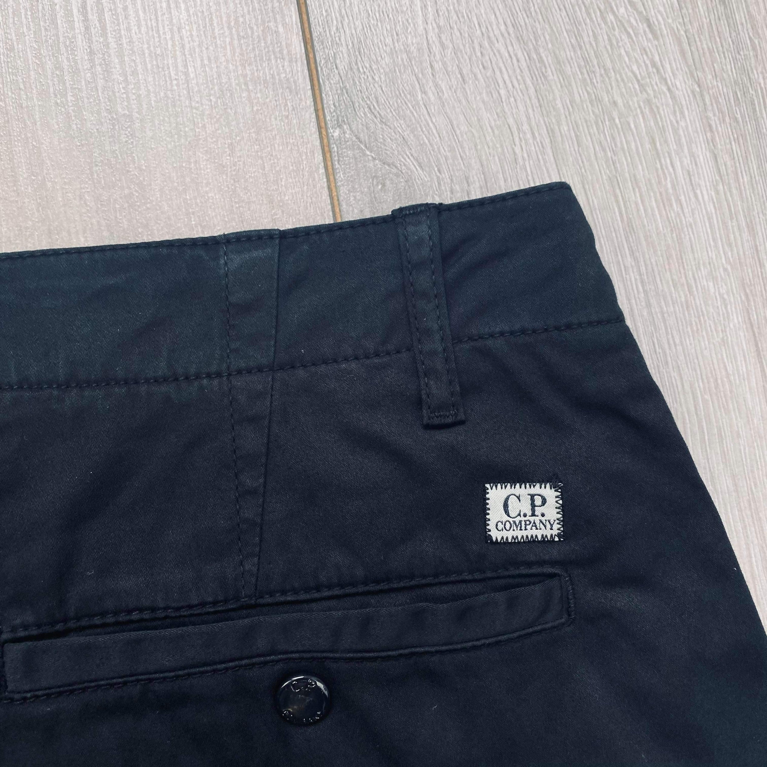CP Company Cargo Trousers - Black Ironleague