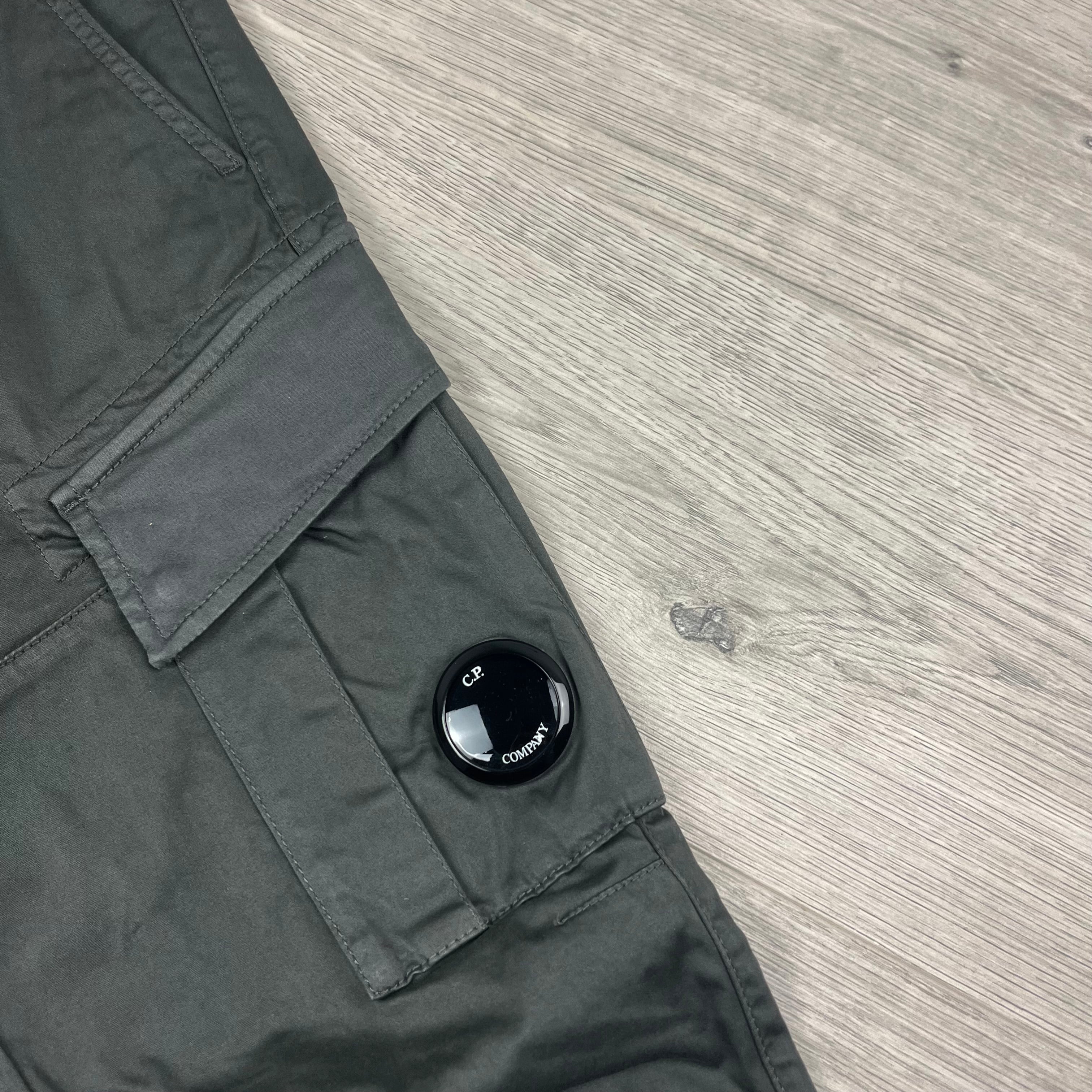 CP Company Cargo Trousers - Smoked Pearl Ironleague
